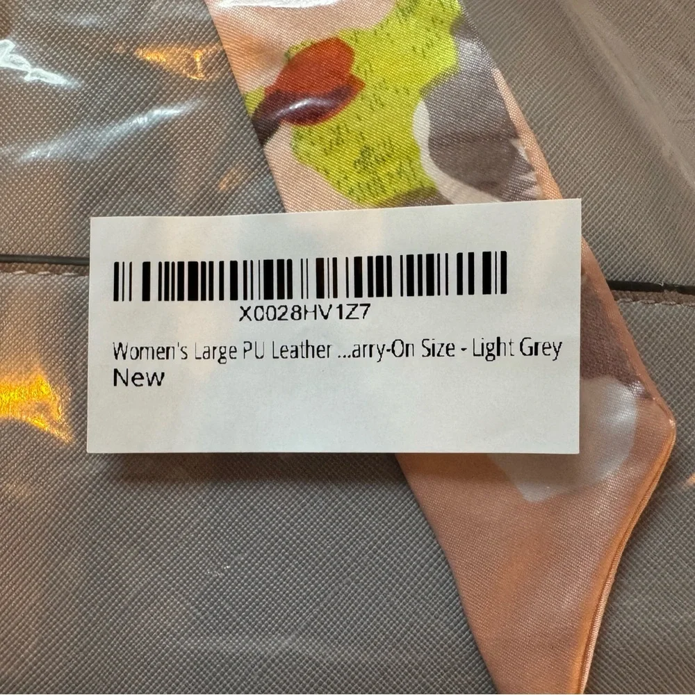 Ms Lovely WEEKENDER DUFFEL BAG WITH SATIN TIE - Picture 5 of 5